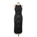 Aqua Cocktail Dress: Black Dresses - Women's Size 12