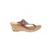 Sam & Libby Wedges: Brown Shoes - Women's Size 10