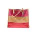 Tote Bag: Pink Color Block Bags