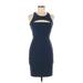 Milly Casual Dress - Sheath: Blue Solid Dresses - Women's Size 0