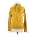 Athleta Track Jacket: Yellow Jackets & Outerwear - Women's Size Medium