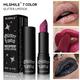 MLSMILE Different Cup Matte Red Explosion Flash Diamond Lipstick Red Lip Balm Halloween Dark Vampire Makeup