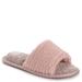 MUK LUKS Sariah Faux Shearling Slipper - Womens M Size 7-8 Pink Sandal Medium