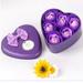 TAKTUK Bath Soap Gifts For Women Wedding Heart Body Gift Rose Scented Flower 6Pcs Decoration Bath Petal Soap Home Decor Room Decor