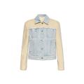 Button-up Panelled Denim Jacket