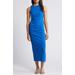 Caslon(r) Ruched Tank Midi Dress