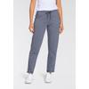Jogginghose KANGAROOS, Damen, Gr. 32 (XS), N-Gr, grau (blau, anthrazit), Sweatware, Obermaterial: 95% Baumwolle, 5% Elasthan, bedruckt, unifarben, casual, bequem knöchellang, Hosen, mit großen Taschen