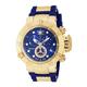 Renewed Invicta Subaqua Noma III Swiss ETA G10.211 Caliber Men's Watch - 50mm Blue Gold (AIC-15800)