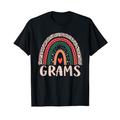 Grams Rainbow Grandma Grandmother Women Mothers Day Grams T-Shirt