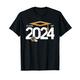 Abschlussklasse 2024, lustige Absolventen, Männer, Frauen, Kinder T-Shirt