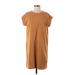 Madewell Casual Dress - Shift: Brown Dresses - Women's Size Small