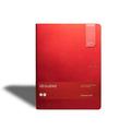 Zequenz Classic 360 Signature Series Size: B5 Lite Large Color: Red Paper: Grid Soft cover Notebook Soft Bound Journal 7.5 x 10 100 sheets / 200 pages Squared/Graph/Grid Pattern Premium Paper
