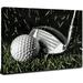 Nawypu Black and White Golf Ball Sport Canvas Print Poster Wall Art Picture Canvas Painting for Gym Room Wall Decor Ready to Hang