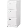 3 Drawer File Cabinet with Lock Metal Vertical File Storage Cabinet Office Home Steel Vertical File Cabinet for A4 Legal/Letter Size Narrow File Cabinet Locked Assembly Required