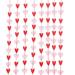 Wedding Supplies Valentine s Day Love Flag Non Woven Heart Banner Free DIY Wedding Red Door Curtain