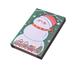 Jhomerit Sticky Note 50 Pieces Funny Christmas Notepads Santa Notepads Christmas Sticky Notes Memo Pads for Christmas Holidays Decoration Present (C)