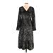 Elie Tahari Cocktail Dress: Black Snake Print Dresses - New - Women's Size 10