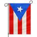 Puerto Rico Garden Flag US American Puerto Rico Flag 12x18 inch Double Sided Burlap for House Indoor Outdoor DÃ©cor