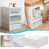 HACHUM 1PC Drawer Type Underwear Storage Box Household Stackable Desktop Storage Box on Clearance