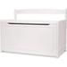 KEERDAO Wooden Toy Chest - White Furniture for Playroom - Kids Toy Box Wooden Storage Organizer Children s Furniture