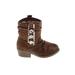 Jumping Beans Boots: Brown Shoes - Kids Girl's Size 6