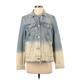 Blank NYC Denim Jacket: Blue Acid Wash Print Jackets & Outerwear - Women's Size Small