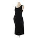 Isabel Maternity Casual Dress - Sheath: Black Dresses - Women's Size Small