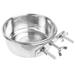 Dog Food Bowl Pet Crates for Small Dogs Puppy Feeding Bowls Container Dispenser Stainless Steel Kennel
