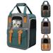 Dujiujun Pet Backpack Portable Expandable Pet Carrier Breathable Comfortable Cats Dogs Travel Bag for Outdoor