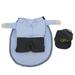 Pet Mail Carrier Costume Soft Funny Costumes Pet Suit with Cap for Small Dogs and CatsS