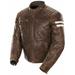 Joe Rocket Classic 92 Women s Leather Motorcycle Jacket (Brown/Cream X-Small) Black | Cream