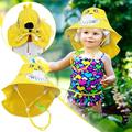 WZHXIN Fans Summer Sun Visor Hat Usb Charging Big Eaves Outdoor Summer with Fans Hat Men and Women Sun Hat Parent-Child Sun Hat on Clearance Fans for Bedroom Portable Fans Desk Fans Yellow3