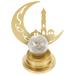 LED Decorative Lights Ramadan Mubarak 3d Eid Decorations Table Lamps Battery Glass Iron