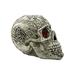 LED Skelelen Statue Light For Bar Table Decor Night Light Resin Skeleton Prop House Party Ornament Decoration With LED Light Up Eyes Desk Lamp For Cool Holiday