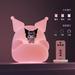 Cute Sanrioed Love Kuromi Night Light Children Bedroom Bedside Table Eye Protection Sleep Pat Light Kid Toy Night Lamp Girl Gift