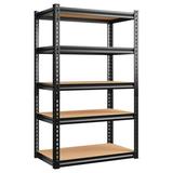 Garage Shelving 5 Tier Storage Shelves Heavy Duty Shelving Adjustable Garage Storage Shelves Metal Shelves for Storage Loads 1500LBS Metal Shelving Units and Storage for Pantry Garage