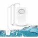 Water Leak Detector 130dB Smart Flood Detector Water Detector Wireless Water Alarm Sensor Push Notifications to Smartphones/Smart Life APP