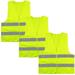 High Visibility Safety Vest with Reflective Strips Reflective Vest for Running or Cycling Reflective Vest Car Reflective Vest (Fluorescent Yellow)ï¼ŒEternalï¼Œ3Pcs