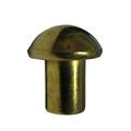 5/32 X 5/8 Solid Brass Round Head Rivet 279 Head Dia. 117 Head Height (Pack of 1 LB - Approximately 200 Pieces) -by Homehours