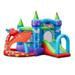 Durable Inflatable Bouncer House with Trampoline Slide and Safety Features