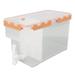 Refrigerator Drink Cold Kettle Large Capacity Multi Function Beverage Storage Kettle With Filter 6L Orange