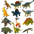 12PCS Mini Dinosaur Figure Toys for Boys and Girls PVC Dinosaur Toy Set Washable Simulation Mini Educational Dinosaur Animal ToysYaoFengYing12