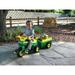 John Deere Pedal Tractor with Trailer for Indoor and Outdoor Play - Perfect for Kids!