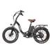 Ktoebyco Folding OX Series 20 500W Foldable E-Bike - 6 Speed 48V10A Battery Black