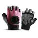 Workout Gloves Men Women Weight Lifting Gym Exercise Cycling Full Palm Protection Breathable Gloves pink-black