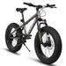 Ambifirner 20 Inch Kids Bicycles Fat Tire Mountain Bike for Boys and Girls Age 5 + Years Shimano 7-Speed Dual-Disc Brake Kids Beach and Snow Bicycle