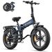 ENGWE Engine Pro 2.0 Electric Bike for Adults 20 750W Motor with 52V 16Ah Battery Outdoor Adventure Folding E-Bike - BLUE