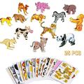 Educational 3D Cartoon Puzzle 3D Puzzle for Kids Toys Montessori Toys DIY 3D Jigsaw Puzzles Cartoon Animal Learning Education Toys for Boys & Girls Educational Birthday Gifts for Girls Boys