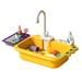 Gieriduc Education Kitchen Sink Play Set with Running Water â€“ Piece Pretend Play Toy for Boys & Girls | Kids Kitchen Role Play Dishwasher Toys Multi (F)