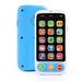 Baby Cell Phone Toy for Boys Girls Educational Music Player Colorful Lighting Learning Smart Phone Toy Blue